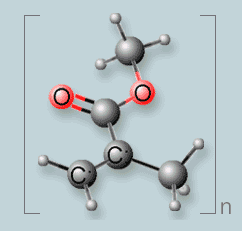 Polymethylmethacrylat Strukturformel