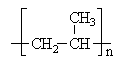 poly(propylen) Strukturformel